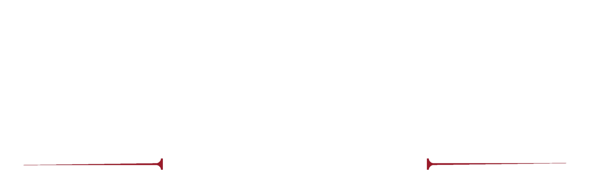 Second accent divider mark in brand red
