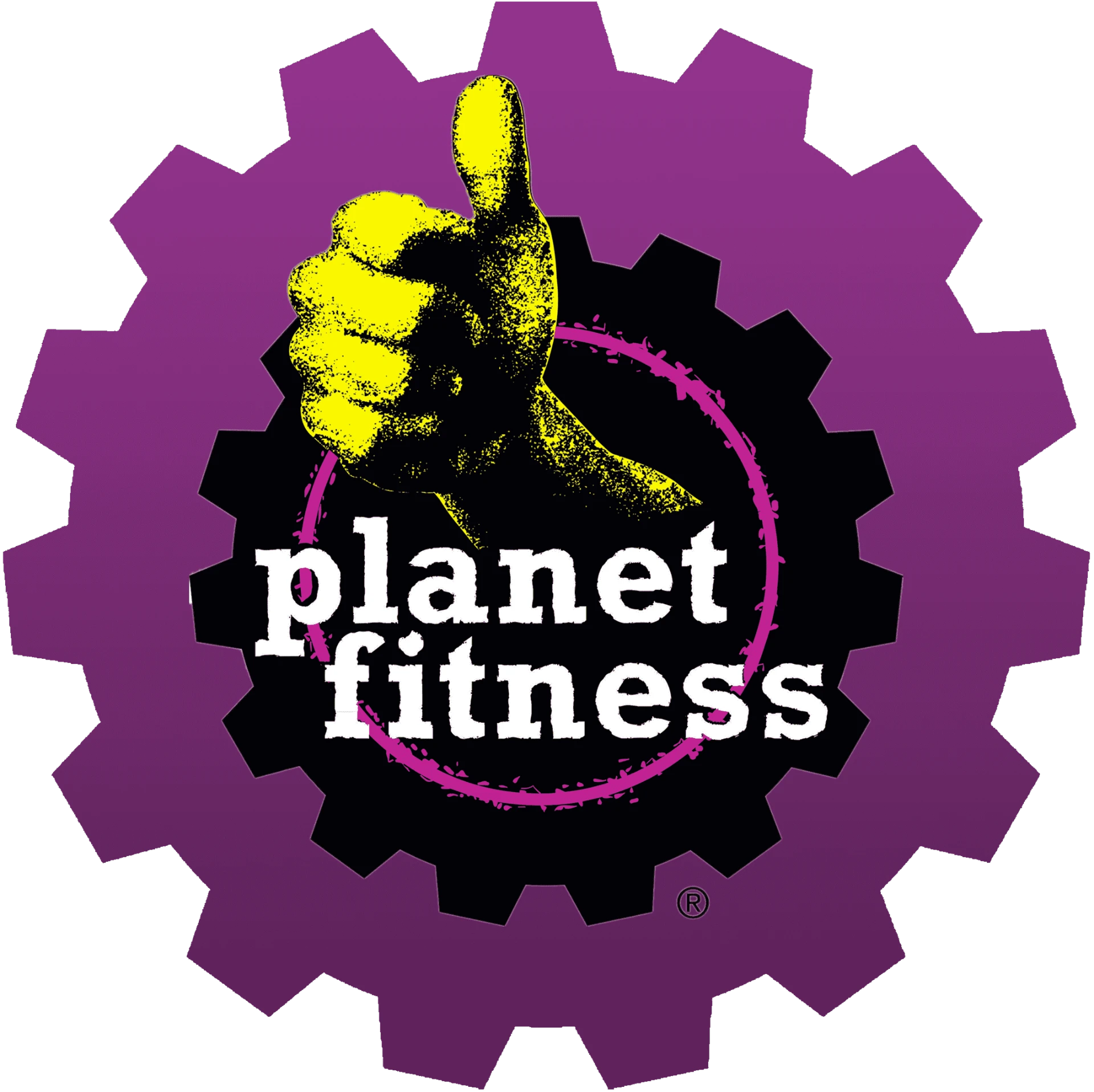 Planet Fitness logo representing Silas's gym routine