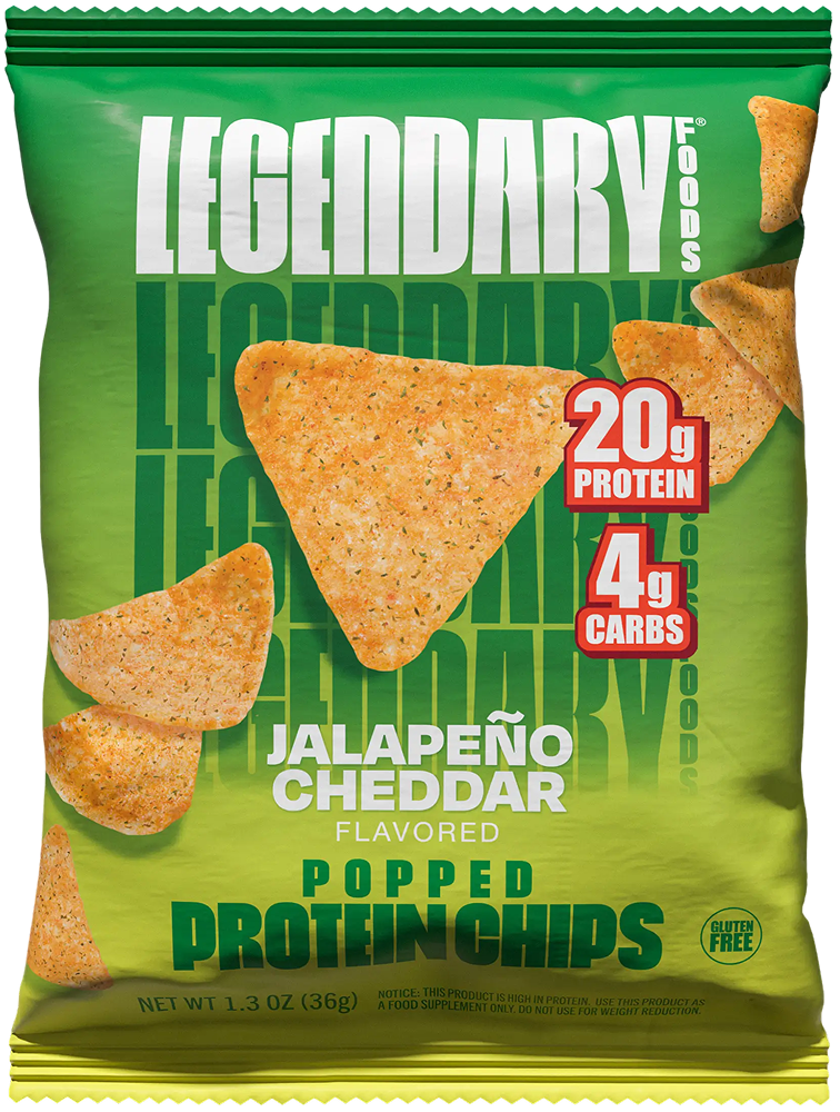 Legendary Foods protein chip bag