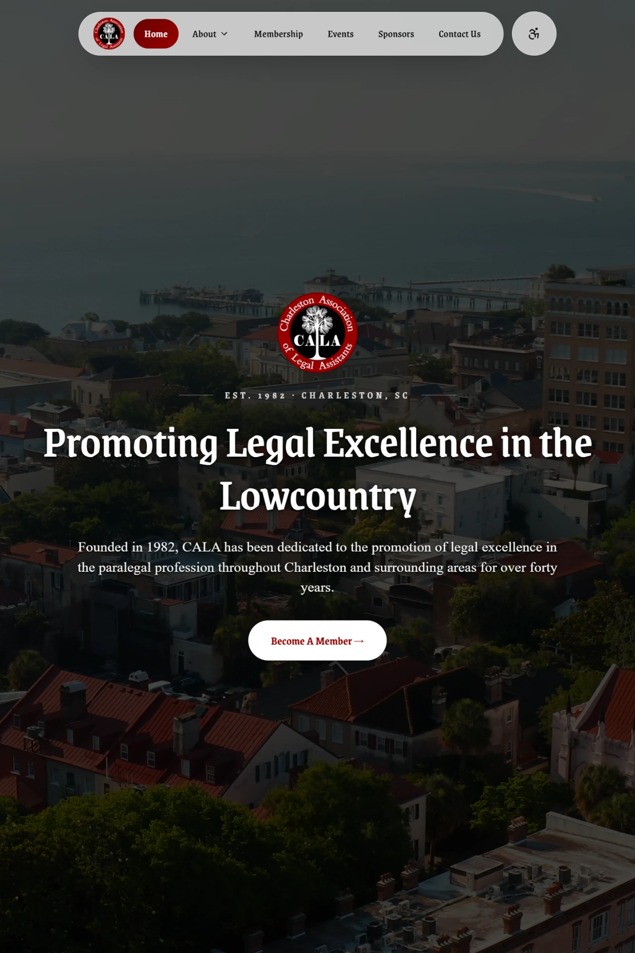 CALA, Redesign for a Charleston Legal Association
